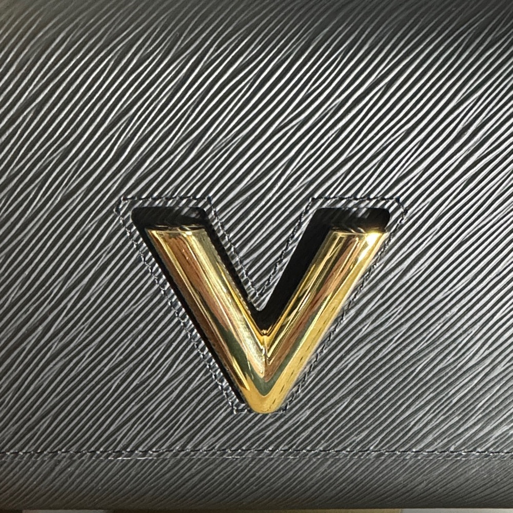 Louis Vuitton Black EPI Twist with Gold Accents and Matching Wallet- - Picture 9 of 16
